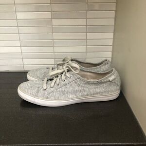 Keds women’s grey fabric lace up sneakers